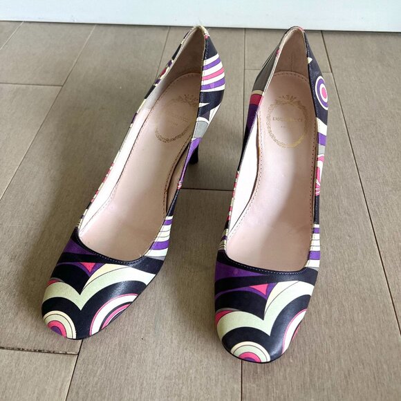 Emilio Pucci Pattern Heels - Picture 13 of 14